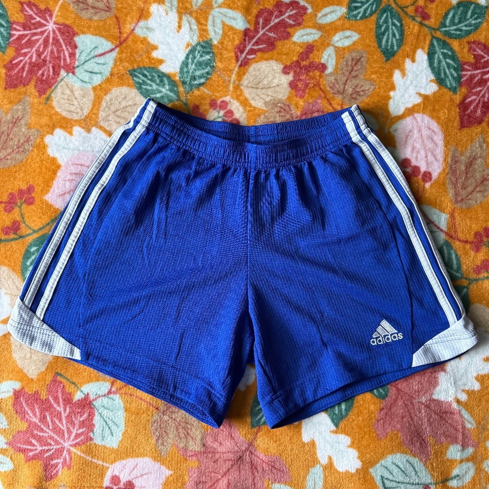 Adidas Athletic Shorts with Classic Stripes